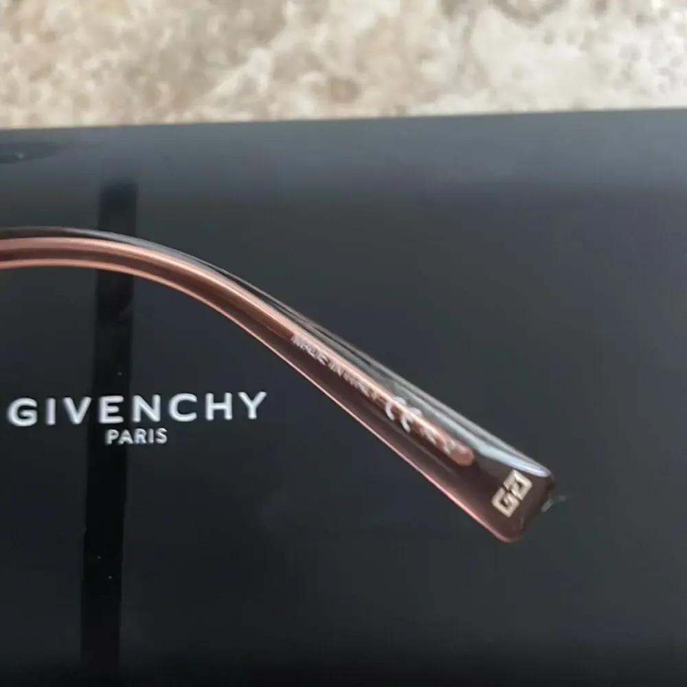 Givenchy Pink Gradient Oval Sunglasses